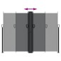 vidaXL Seitenmarkise Ausziehbar Schwarz 180x600 cm vidaXL Seitenmarkise Ausziehbar Schwarz 180x600 cm