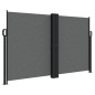 vidaXL Seitenmarkise Ausziehbar Anthrazit 140x600 cm vidaXL Seitenmarkise Ausziehbar Anthrazit 140x600 cm