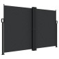 vidaXL Seitenmarkise Ausziehbar Schwarz 160x600 cm vidaXL Seitenmarkise Ausziehbar Schwarz 160x600 cm