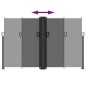 vidaXL Seitenmarkise Ausziehbar Schwarz 160x600 cm vidaXL Seitenmarkise Ausziehbar Schwarz 160x600 cm