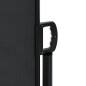 vidaXL Seitenmarkise Ausziehbar Schwarz 160x600 cm vidaXL Seitenmarkise Ausziehbar Schwarz 160x600 cm