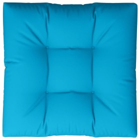 vidaXL Palettenkissen Blau 80x80x12 cm Stoff