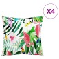 vidaXL Zierkissen 4 Stk. Mehrfarbig 50x50 cm Stoff vidaXL Zierkissen 4 Stk. Mehrfarbig 50x50 cm Stoff