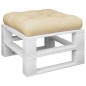 vidaXL Palettenkissen Beige 60x60x12 cm Stoff vidaXL Palettenkissen Beige 60x60x12 cm Stoff