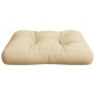 vidaXL Palettenkissen Beige 60x60x12 cm Stoff vidaXL Palettenkissen Beige 60x60x12 cm Stoff