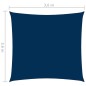 vidaXL Sonnensegel Oxford-Gewebe Quadratisch 3,6x3,6 m Blau vidaXL Sonnensegel Oxford-Gewebe Quadratisch 3,6x3,6 m Blau