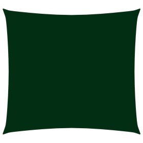 vidaXL Sonnensegel Oxford-Gewebe Quadratisch 2,5x2,5 m Dunkelgrün
