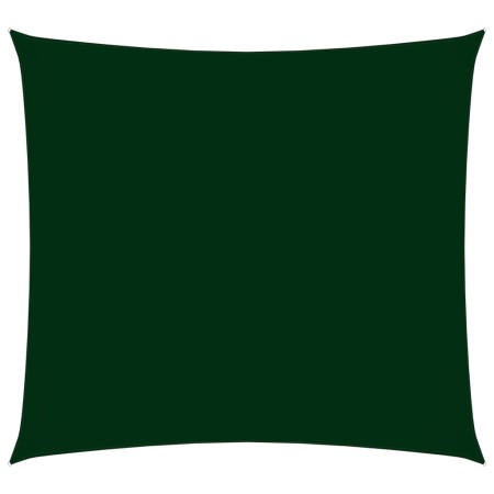vidaXL Sonnensegel Oxford-Gewebe Quadratisch 2,5x2,5 m Dunkelgrün