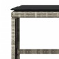 vidaXL 11-tlg. Garten-Essgruppe mit Kissen Hellgrau Poly Rattan vidaXL 11-tlg. Garten-Essgruppe mit Kissen Hellgrau Poly Rattan