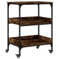 vidaXL Küchenwagen Räuchereiche 60x41x80,5 cm Holzwerkstoff vidaXL Küchenwagen Räuchereiche 60x41x80,5 cm Holzwerkstoff