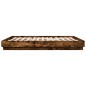 vidaXL Bettgestell Räuchereiche 200x200 cm Holzwerkstoff vidaXL Bettgestell Räuchereiche 200x200 cm Holzwerkstoff