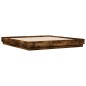 vidaXL Bettgestell Räuchereiche 200x200 cm Holzwerkstoff vidaXL Bettgestell Räuchereiche 200x200 cm Holzwerkstoff