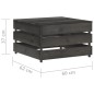 vidaXL 5-tlg. Garten-Lounge-Set mit Kissen Grau Imprägniertes Holz vidaXL 5-tlg. Garten-Lounge-Set mit Kissen Grau Imprägniertes Holz