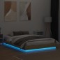 vidaXL Bettgestell mit LED Sonoma-Eiche 150x200 cm vidaXL Bettgestell mit LED Sonoma-Eiche 150x200 cm