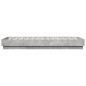 vidaXL Bettgestell mit LED Betongrau 90x190 cm vidaXL Bettgestell mit LED Betongrau 90x190 cm