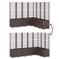 vidaXL Pflanzkübel mit Rankgitter Braun 160x160x140 cm PP vidaXL Pflanzkübel mit Rankgitter Braun 160x160x140 cm PP