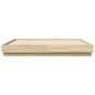 vidaXL Bettgestell Sonoma-Eiche 200x200 cm Holzwerkstoff vidaXL Bettgestell Sonoma-Eiche 200x200 cm Holzwerkstoff