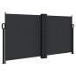 vidaXL Seitenmarkise Ausziehbar Schwarz 120x600 cm vidaXL Seitenmarkise Ausziehbar Schwarz 120x600 cm