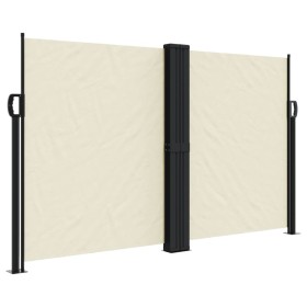 vidaXL Seitenmarkise Ausziehbar Creme 140x600 cm