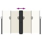 vidaXL Seitenmarkise Ausziehbar Creme 140x600 cm vidaXL Seitenmarkise Ausziehbar Creme 140x600 cm