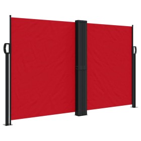 vidaXL Seitenmarkise Ausziehbar Rot 140x600 cm