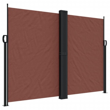 vidaXL Seitenmarkise Ausziehbar Braun 180x600 cm