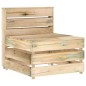 11-tlg. Garten-Lounge-Set Grün Imprägniertes Kiefernholz 11-tlg. Garten-Lounge-Set Grün Imprägniertes Kiefernholz