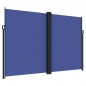 vidaXL Seitenmarkise Ausziehbar Blau 220x600 cm vidaXL Seitenmarkise Ausziehbar Blau 220x600 cm