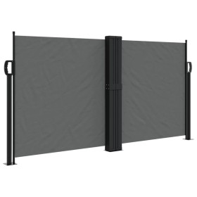 vidaXL Seitenmarkise Ausziehbar Anthrazit 120x1000 cm