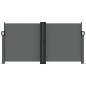 vidaXL Seitenmarkise Ausziehbar Anthrazit 120x1000 cm vidaXL Seitenmarkise Ausziehbar Anthrazit 120x1000 cm