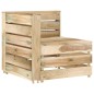 11-tlg. Garten-Lounge-Set Grün Imprägniertes Kiefernholz 11-tlg. Garten-Lounge-Set Grün Imprägniertes Kiefernholz