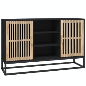vidaXL Sideboard Schwarz 105x30x65 cm Holzwerkstoff