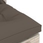 vidaXL Outdoor-Mittelsofa Paletten mit Kissen Kiefernholz vidaXL Outdoor-Mittelsofa Paletten mit Kissen Kiefernholz