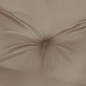 vidaXL Palettenkissen 2-tlg. Taupe Stoff vidaXL Palettenkissen 2-tlg. Taupe Stoff