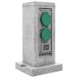 vidaXL Gartensteckdose mit Dämmerungssensor Säule Kunststoff vidaXL Gartensteckdose mit Dämmerungssensor Säule Kunststoff