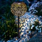 HI Garten-Kugelleuchte LED Solar 18 cm Metall Braun HI Garten-Kugelleuchte LED Solar 18 cm Metall Braun