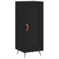 Highboard Schwarz 34,5x34x180 cm Holzwerkstoff Highboard Schwarz 34,5x34x180 cm Holzwerkstoff