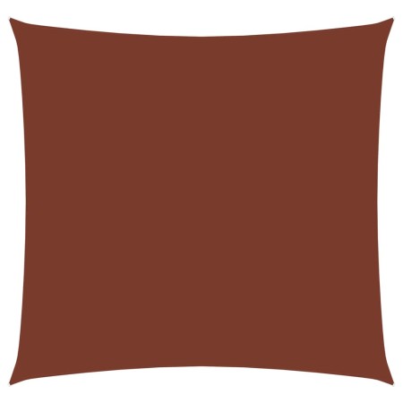 vidaXL Sonnensegel Oxford-Gewebe Quadratisch 3x3 m Terrakotta-Rot