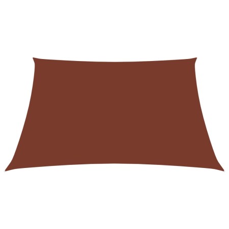 vidaXL Sonnensegel Oxford-Gewebe Quadratisch 3x3 m Terrakotta-Rot