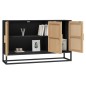 vidaXL Sideboard Schwarz 105x30x65 cm Holzwerkstoff vidaXL Sideboard Schwarz 105x30x65 cm Holzwerkstoff