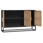 vidaXL Sideboard Schwarz 105x30x65 cm Holzwerkstoff vidaXL Sideboard Schwarz 105x30x65 cm Holzwerkstoff