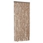 vidaXL Fliegenvorhang Beige und Dunkelbraun 100x200 cm Chenille vidaXL Fliegenvorhang Beige und Dunkelbraun 100x200 cm Chenille