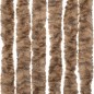 vidaXL Fliegenvorhang Beige und Dunkelbraun 100x200 cm Chenille vidaXL Fliegenvorhang Beige und Dunkelbraun 100x200 cm Chenille
