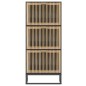 vidaXL Schuhschrank Schwarz 52x25x120 cm Holzwerkstoff vidaXL Schuhschrank Schwarz 52x25x120 cm Holzwerkstoff
