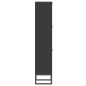 vidaXL Schuhschrank Schwarz 52x25x120 cm Holzwerkstoff vidaXL Schuhschrank Schwarz 52x25x120 cm Holzwerkstoff