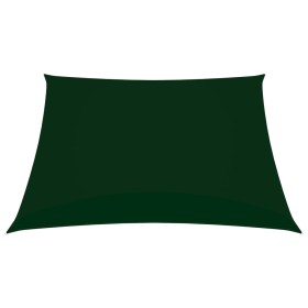 vidaXL Sonnensegel Oxford-Gewebe Quadratisch 5x5 m Dunkelgrün