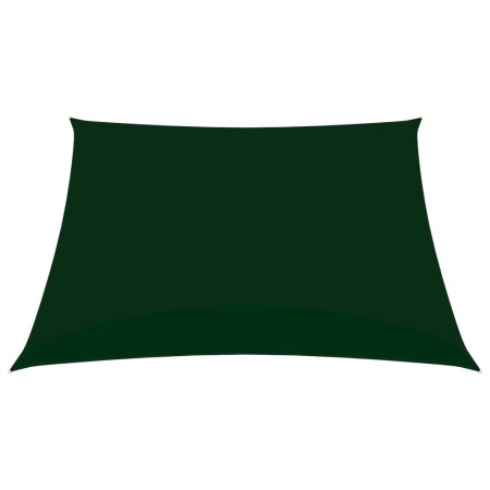 vidaXL Sonnensegel Oxford-Gewebe Quadratisch 5x5 m Dunkelgrün