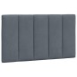 vidaXL Bettgestell mit Kopfteil Dunkelgrau 90x190 cm Samt vidaXL Bettgestell mit Kopfteil Dunkelgrau 90x190 cm Samt