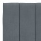 vidaXL Bettgestell mit Kopfteil Dunkelgrau 90x190 cm Samt vidaXL Bettgestell mit Kopfteil Dunkelgrau 90x190 cm Samt