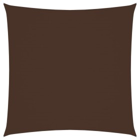 vidaXL Sonnensegel Oxford-Gewebe Quadratisch 3,6x3,6 m Braun